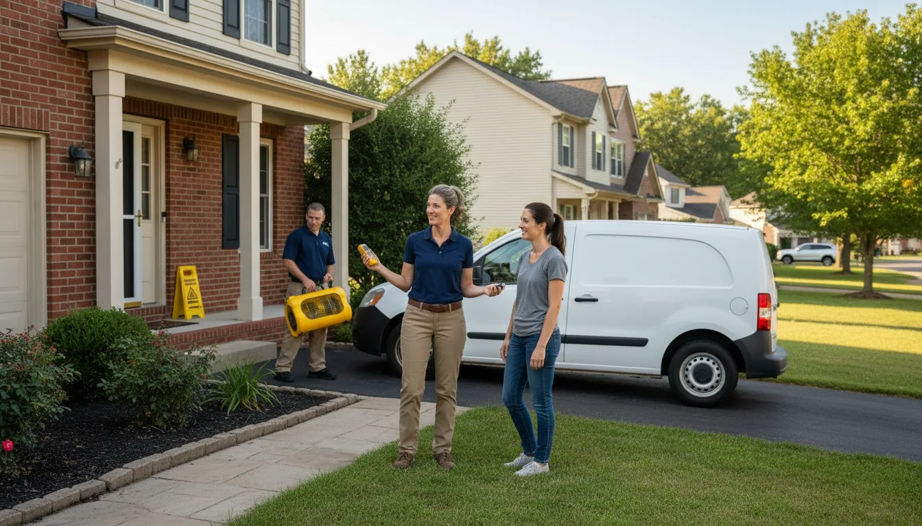 Water restoration image for Emergency Water Damage Restoration in Walkersville, MD